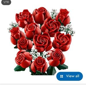 Lego bouquet of roses